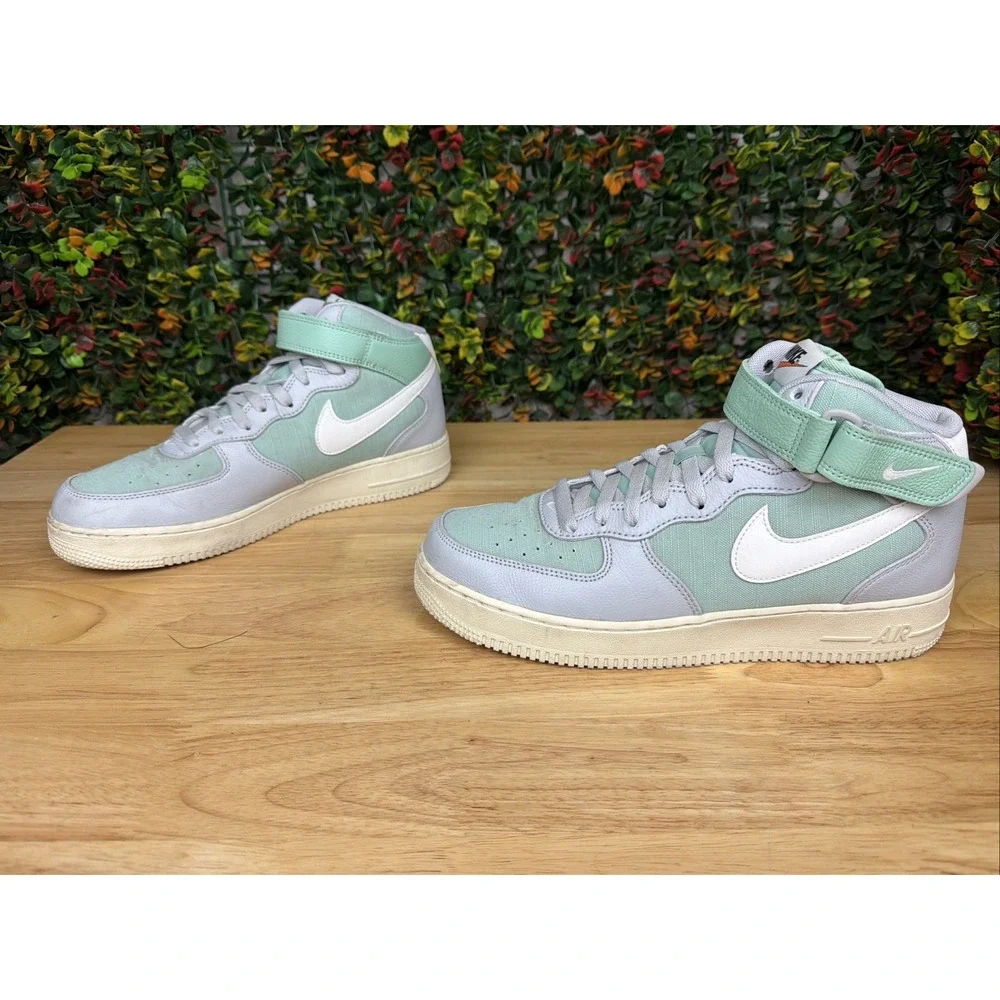 Nike Air Force 1 '07 LX Mid Certified Fresh Sneakers Shoes Enamel Green‎ Men 9.5
